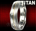 TITAN RINGE 6mm EHERINGE TRAURINGE PARTNERRINGE HOCHZEITSRINGE VERLOBUNGSRINGE