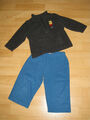 Winnie Pooh Set Gr. 74 80 Hausanzug Hose + Pullover Walt Disney Blau