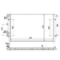 Kühler Motorkühlung Nrf 53406A Economy Class für Audi Seat Skoda VW