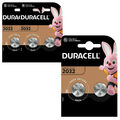 3x Duracell Knopfzelle Lithium CR2032 DL2032 3V Batterien 2er Blister
