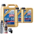 Motoröl 5W30 LIQUI MOLY Longlife Iii 7L+BOSCH Ölfilter +Spülung +Cera Tec