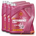 MANNOL 3x 4 L LITER MOTORBIKE 4-TAKT MOTORÖL MOTOR-ÖL MOTOREN-ÖL