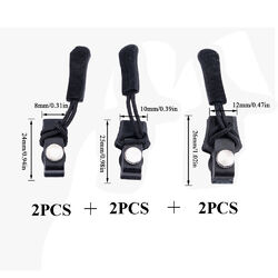 6Pc Instant Zipper Universal Instant Fix Reißverschluss Reparatur Kit Ersatz