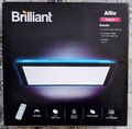 BRILLIANT Allie LED Deckenaufbau-Paneel 40x40cm schwarz RGB Dimmbar