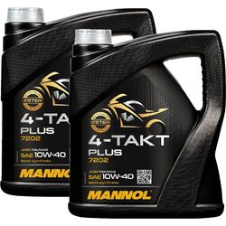 2x4 LITER 4-TAKT PLUS 10W-40 MOTORÖL MOTORRAD API SL JASO MA MA2 TEILSYNTHETISCH