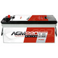 Panther AGM 220Ah 12V Solar Akku Boot Camping Versorger Batterie ers 200Ah 180Ah