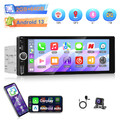 6.86” Single 1 DIN Autoradio 4+64GB Android 13 Carplay&Android Auto WIFI BT GPS