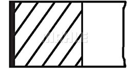 MAHLE Kolbenringsatz Für VW VOLVO AUDI Caddy I Golf II Van Mk1 Mk2 Jetta 275329