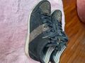 Sneaker Halbschuh high top ARA Leder navy Glitzer Gr.37