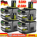 Für Ryobi P108 Akku 18V 8,0Ah 12Ah Lithium One Plus RB18L50 Batterie / Ladegerät