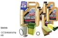 MANN-FILTER Inspektionspaket 9 L LIQUI MOLY 10W-40 für Mercedes-Benz SLK 280