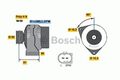 BOSCH Lichtmaschine Generator LiMa ohne Pfand 0 986 047 550