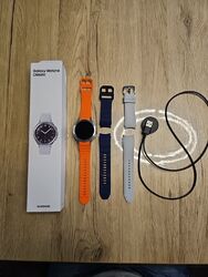 Samsung Galaxy Watch4 Classic SM-R890 46mm Edelstahlgehäuse mit Ridge Sport Band