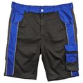  Herren Arbeitskleidung Cargo Utility Multi-Taschen Arbeitsshorts blau und schwarz Größe W42