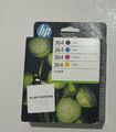 HP 364 CMYK Tintenpatrone Combo 4er-Pack Standardkapazität brandneu in Verpackung -