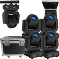 LED 4* 150W Beam Moving Head 3Prisma 8Gobo DMX Bühnenlicht Disco Lichhteffekt