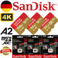 SANDISK Extreme micro SD Karte Speicherkarte 32GB 64GB 128GB microSD 4K Class 10