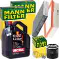 MANN INSPEKTIONSPAKET+5L MOTUL C3 5W-40 ÖL passend für RENAULT SCÉNIC III 2.0