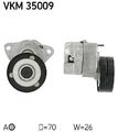 SKF Spannrolle, Keilrippenriemen VKM 35009 für OPEL DAEWOO CHEVROLET