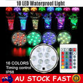 4pcs Unterwasser LED Leuchte  Multicolor RGB Schwimmlichter Wasserdicht Lampe