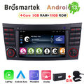 DAB+ Android 13 Autoradio CarPlay 32GB WiFi Für Mercedes Benz E-Class W211 W219