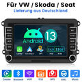 7" Autoradio Android 13 Apple Carplay GPS Navi 1+32G für VW GOLF 5 6 Passat Polo