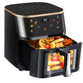 9L Heißluftfritteuse Fritteuse Heißluft Digitale Edelstahl Air Fryer Backen