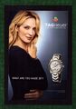 Original Magazin Anzeige - TAG Heuer Uhr (Uma Thurman) - 19/99