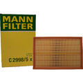 Mann Filter C 2998 5 X Luftfilter für VW SKODA SEAT Staubpartikelfilter