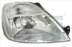 Hauptscheinwerfer TYC 20-0055-05-2 für FORD FIESTA 5 Van 16V TDCi ST150