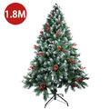 120-210cm LED Weihnachtsbaum Künstlicher Kunstbaum Tannenbaum Christbaum Schnee