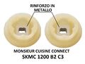 2x Kupplung Busch Metall Silvercrest Monsieur Cuisine Connect SKMC 1200 B2 C3