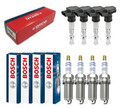 4x BREMI Zündspule +4x BOSCH Zündkerze Doppelplatin für Toyota Prius Liftback