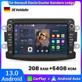 Für Renault Dacia Duster Sandero Lodgy GPS NAVI DAB+ BT 2+64GB Carplay Autoradio