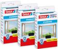 tesa Insect Stop STANDARD Fliegengitter für Fenster im 3er Pack - Insektensch...