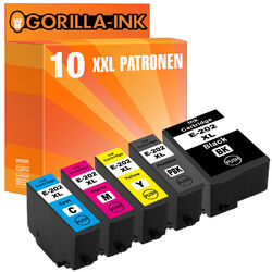 10 Patronen XXL für Epson 202 XL Expression Premium XP-6000 XP-6100 Series