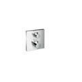 HG Thermostat Unterputz Ecostat Square Fertigset 2 Verbraucher chrom