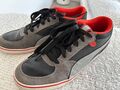 Puma, Sneakers, schwarz-grau-rotorange, Gr. 43