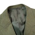 Bespoke 42 S Uma Reddy Nyc Verde Chiaro Vetro Tweed Maglia Lana Giacca