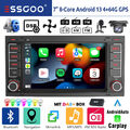 DAB+ 4+64G Android 13 Carplay Autoradio GPS BT KAM Für VW T5 Transporter Touareg