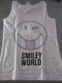 Shirt Achselshirt 146/152 Smiley World Weiß mit Nietenbesatz, wunderschön