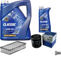 MAHLE Inspektionspaket 6 L MANNOL Classic 10W-40 für Citroën C8 3.0 V6