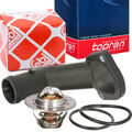 TOPRAN Thermostat + Flansch für A3 TT LEON OCTAVIA VW GOLF 6 TOURAN AUDI SEAT