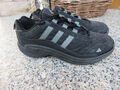 Adidas Sportschuhe Gr. 39  schw. m. Schnürung Nubuk gebr. tats. Gr. ca. 38 