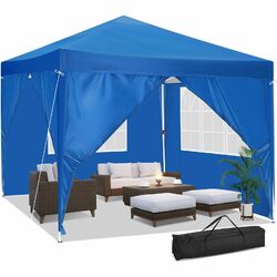 Pavillon 3x3m 3x6m Faltpavillon Pavillion Wasserdicht Anti-UV mit Seitenteilen