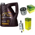 MANNOL 5L Extreme 5W-40 Motor-Öl+MANN-FILTER für Skoda Fabia NJ3 1.2 TSI