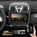 DAB+ Für Benz Smart Fortwo 451 05-10 Android 13 Carplay 2+64GB Autoradio GPS Nav