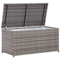 Polyrattan Auflagenbox Kissenbox Gartenbox Gartentruhe Aufbewahrungsbox + Liner