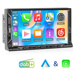 DAB+ Carplay 1+32G Android 13 Doppel 2DIN Autoradio GPS NAVI WIFI RDS 6*USB