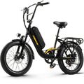 Ebike 20 Zoll E-Mountainbike 48V 15AH Elektrofahrrad Moped City ebike Pedelec